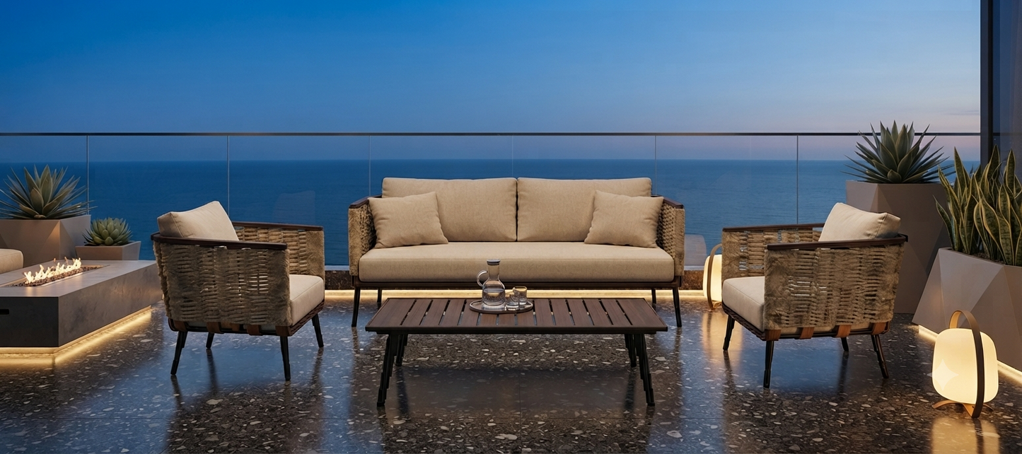 Basket Sofa Set