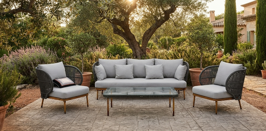 Triple Ashrope Sofa Set