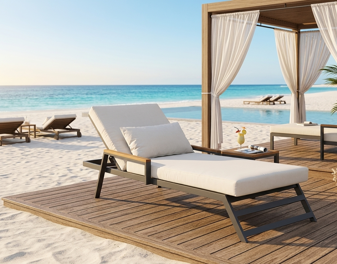 Tin Chaise Lounge