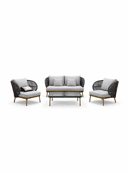 Double Ashrope Sofa Set