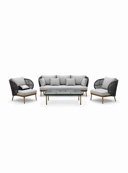 Triple Ashrope Sofa Set